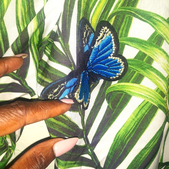 Tropical Butterfly botton down - Picture 2 of 7